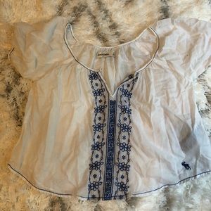 Flowy floral Abercrombie blouse